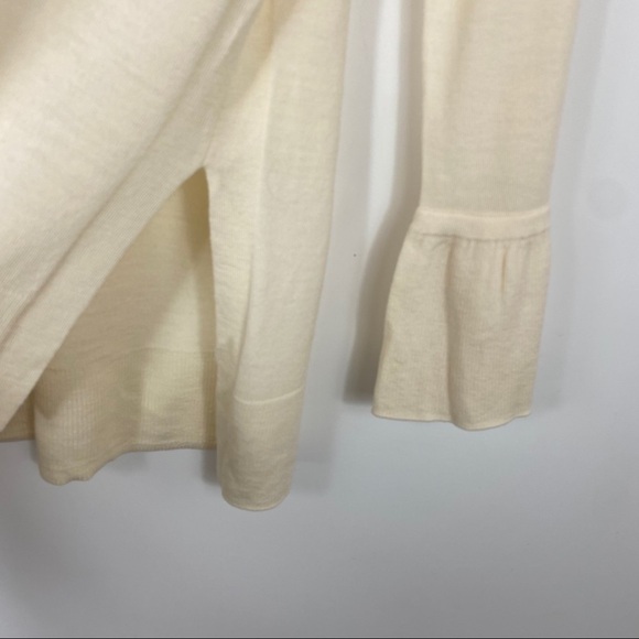 J.Crew | Merino V Neck Sweater Drawstring Sleeves - Picture 6 of 12